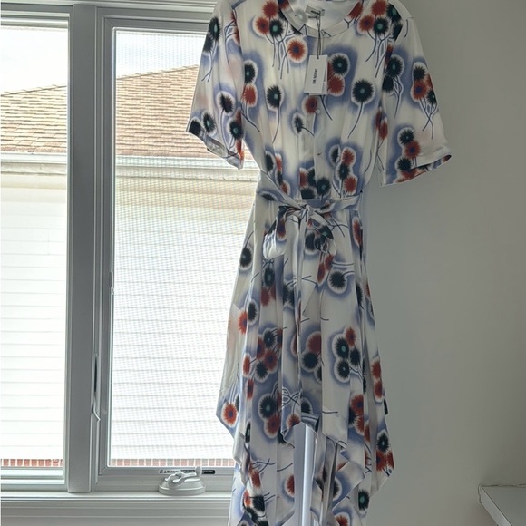 Jason Wu white short shelves dress size 12 - Picture 2 of 7